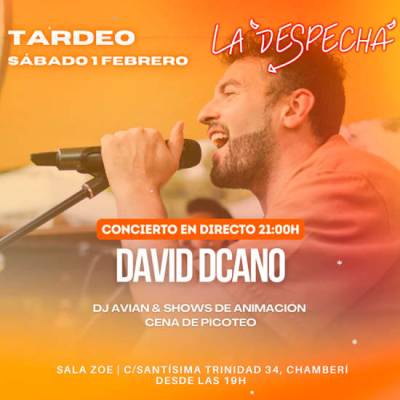 Tardeo con Picoteo en LA DESPECHÁ - En directo con DAVID DCANO