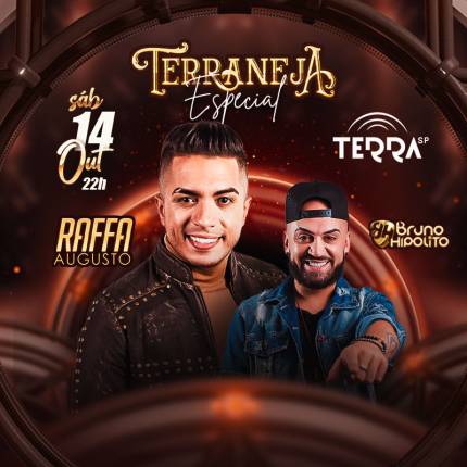 Terraneja com Raffa Augusto e Bruno Hipólito no Terra SP