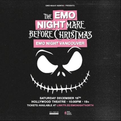 The Emo Nightmare Before Christmas: Emo Night Vancouver at Hollywood Theatre