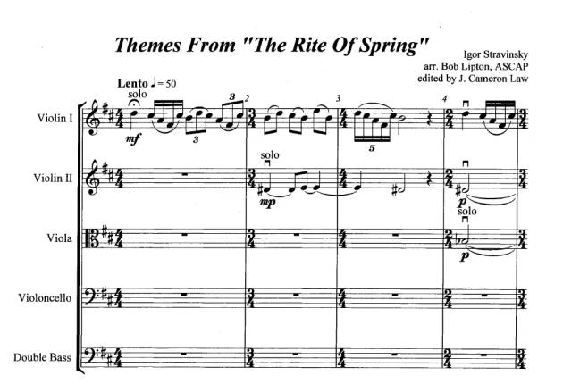 The Rite of Spring