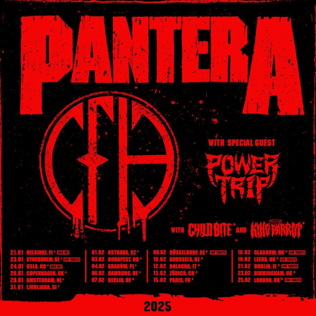 Pantera Tour Poster 2025