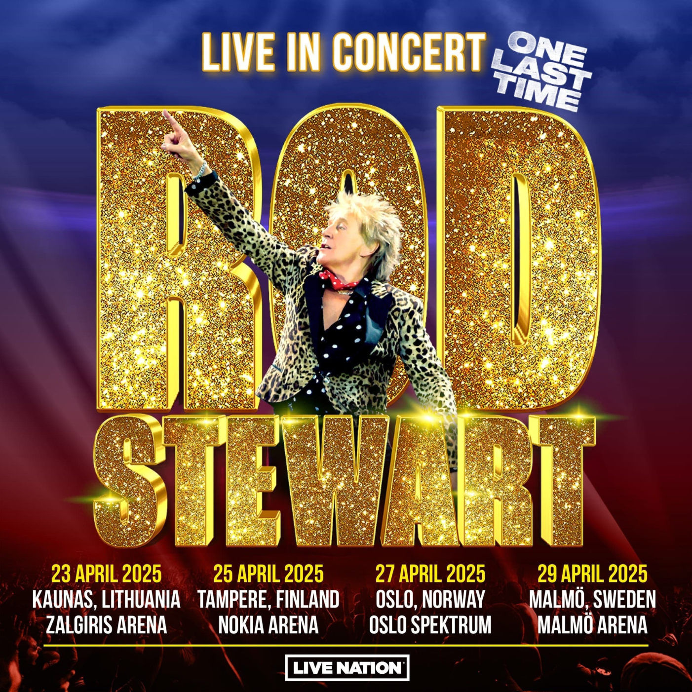 Rod Stewart Tour Poster