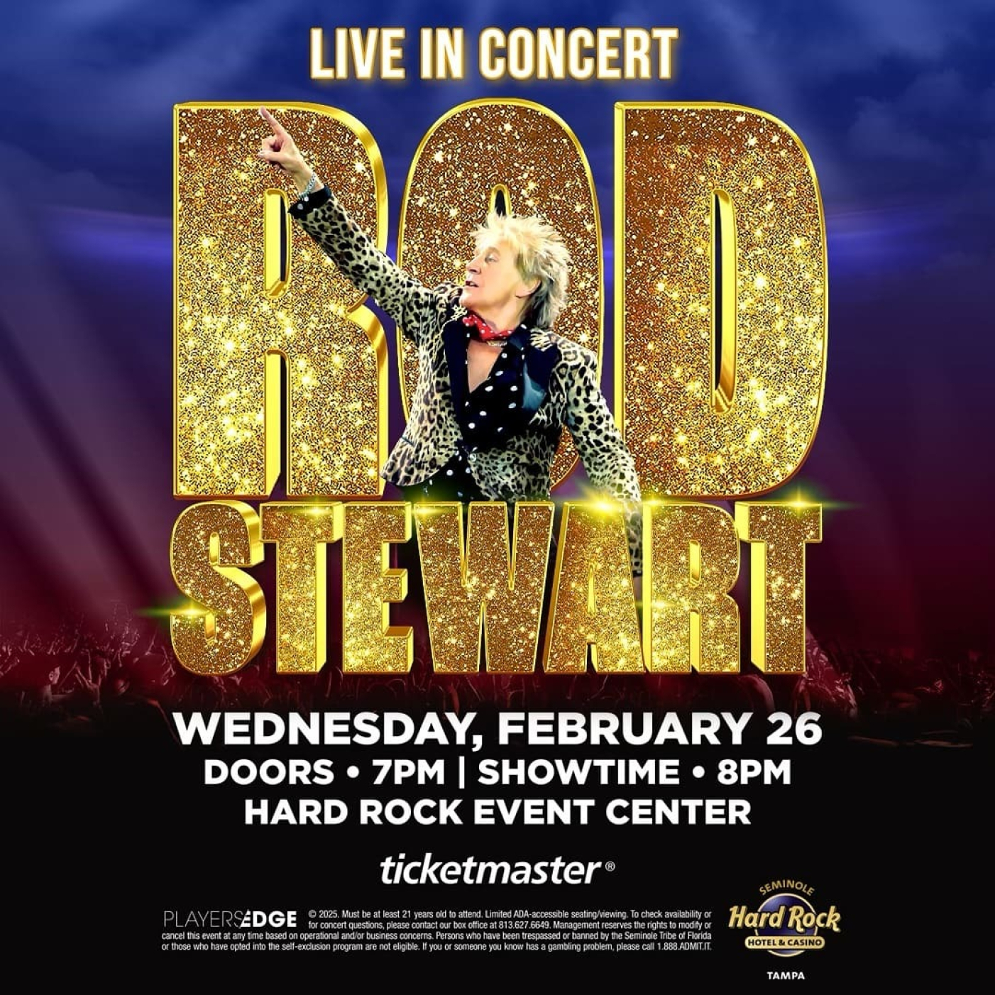 Rod Stewart Tour Poster