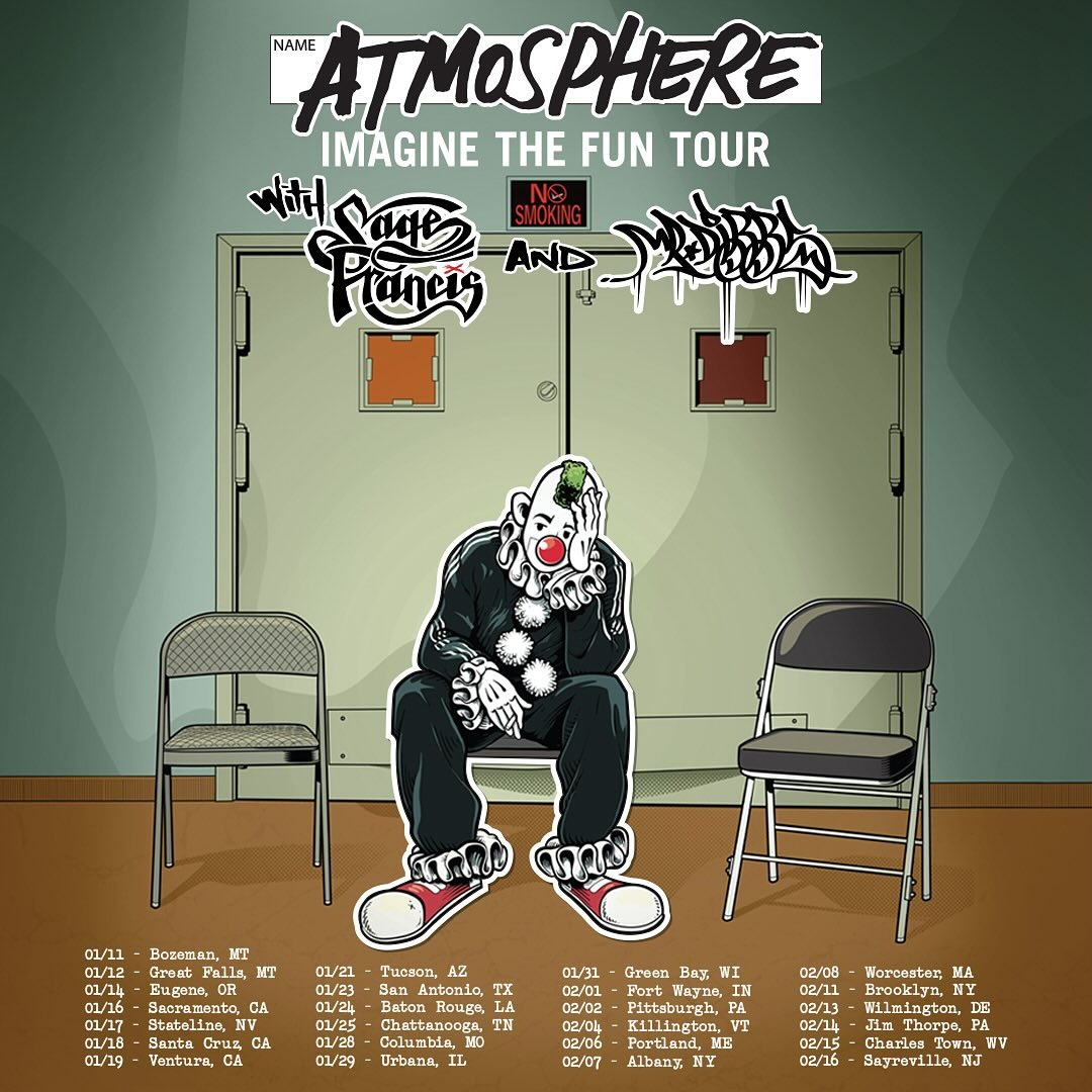 Atmosphere Imagine The Fun Tour Poster 2025