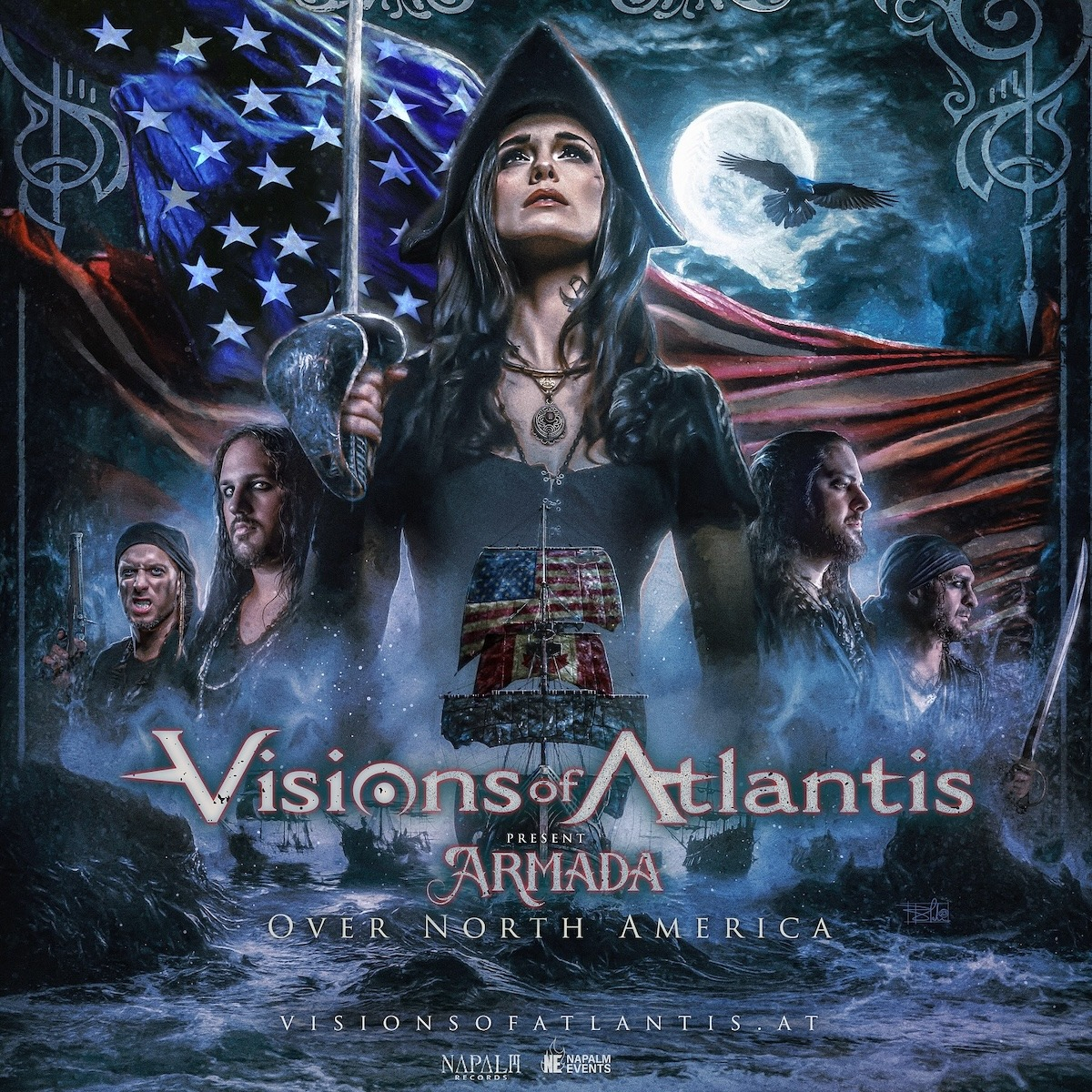 Visions of Atlantis Tour Poster