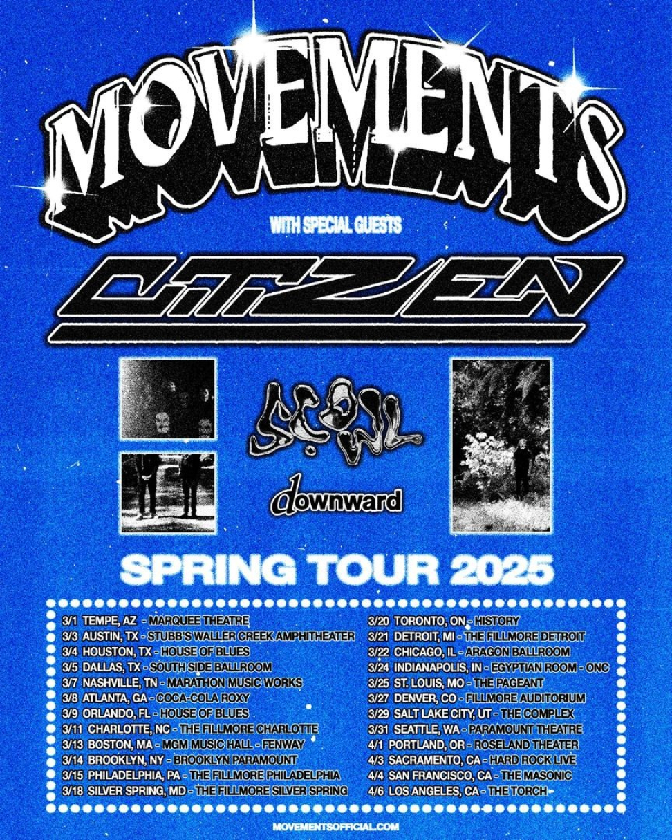 Movements with Citizen Spring Tour Poster 2025