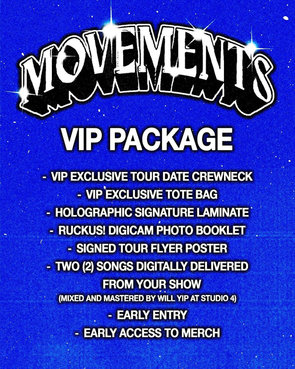 Movements with Citizen Spring Tour Poster 2025 Vip