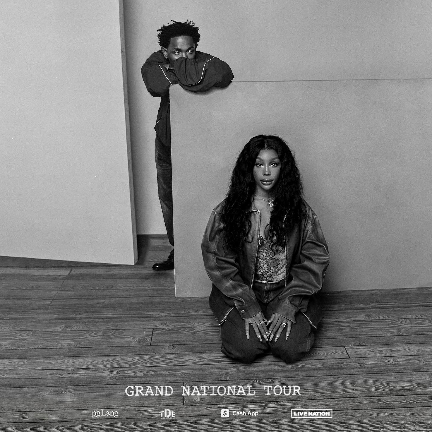 Kendrick Lamar With SZA grand national tour Poster 2025