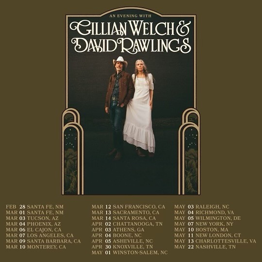 Gillian Welch Tour Poster 2025