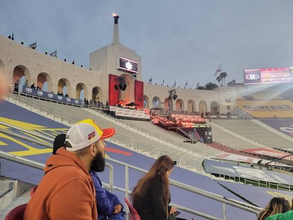 The Torch at the LA Memorial Coliseum